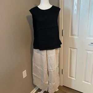 Bryn Walker-Casbah Pant-Natural Linen-Small-MADE IN THE USA brand